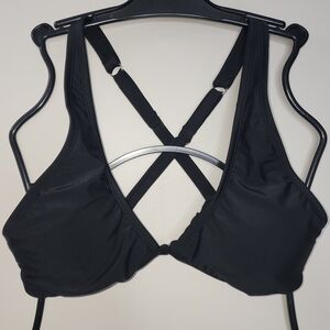 Adore Me Black Strappy‎ Bikini Top M